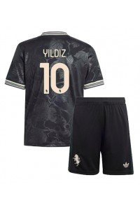 Juventus Kenan Yildiz #10 Babytruitje 3e tenue Kind 2025-26 Korte Mouw (+ Korte broeken)